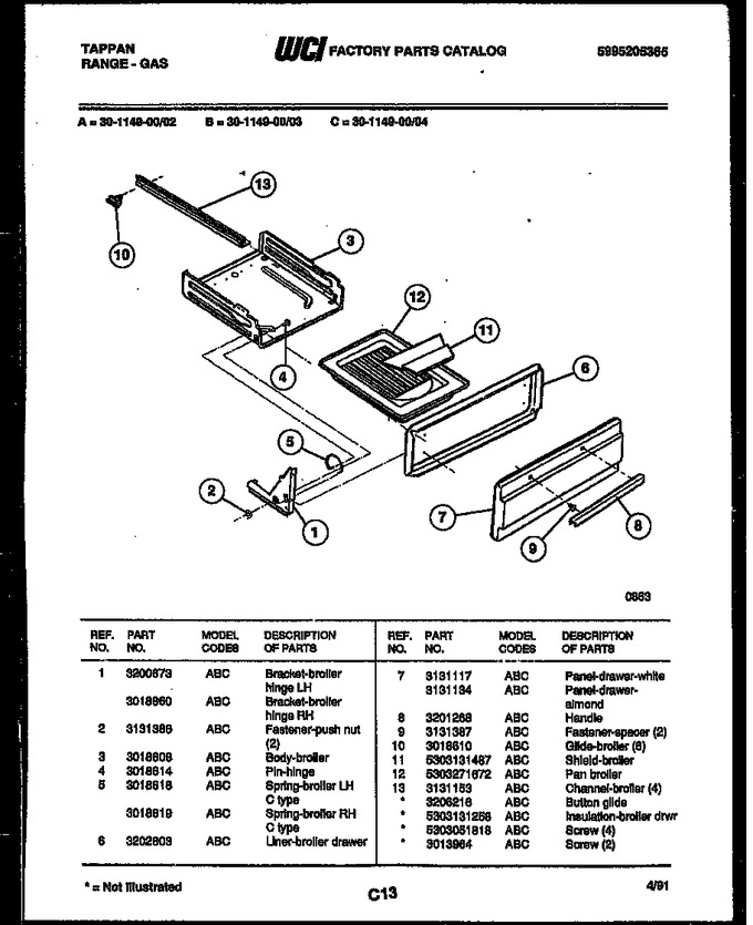 Diagram for 30-1149-00-03