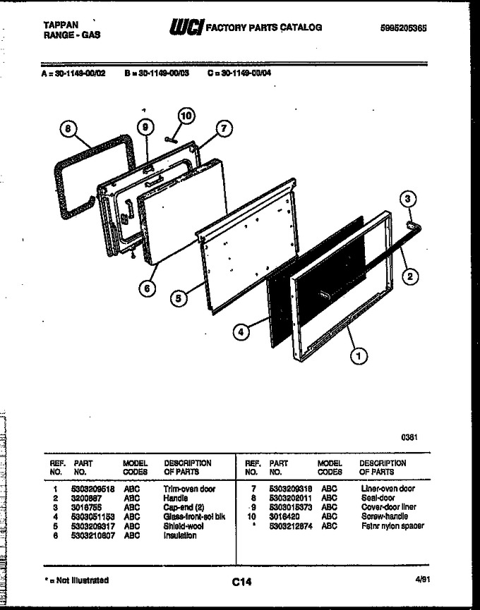 Diagram for 30-1149-00-03