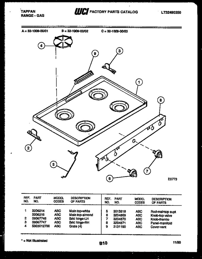 Diagram for 32-1009-00-03