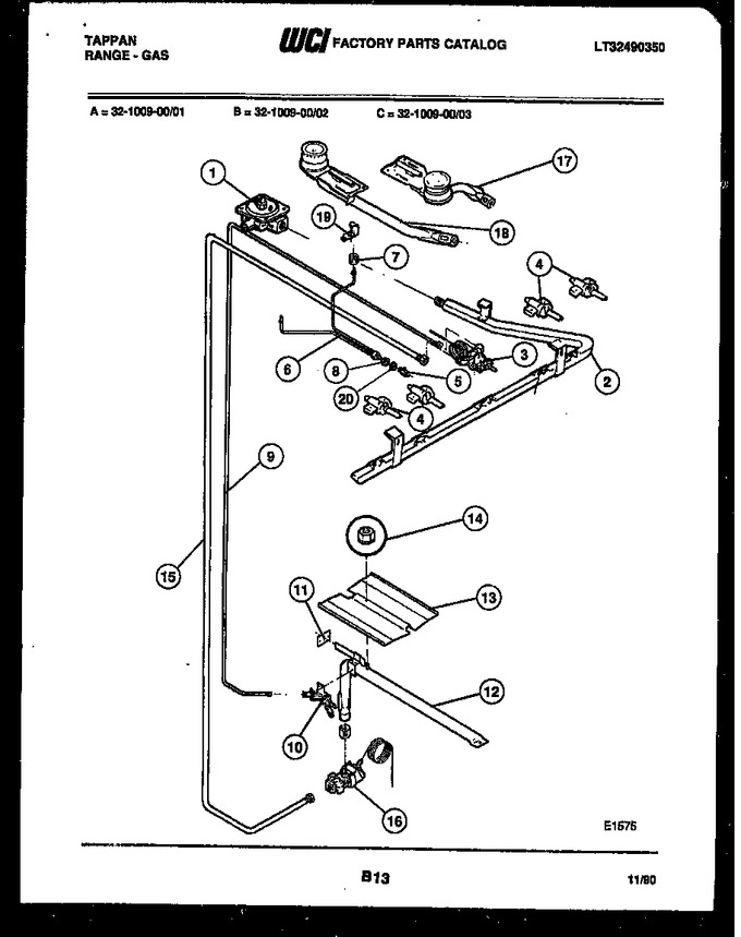 Diagram for 32-1009-00-03
