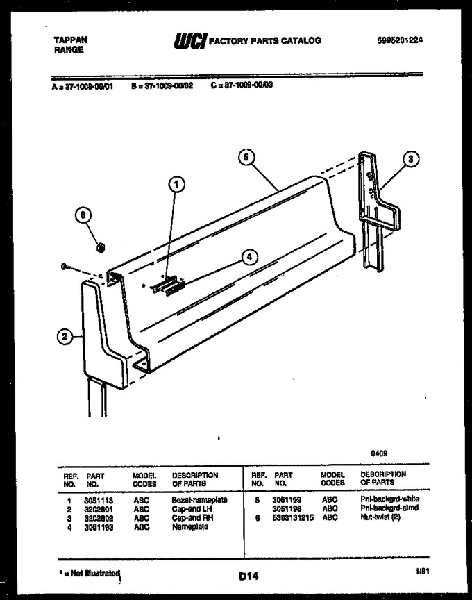 Diagram for 37-1009-00-01