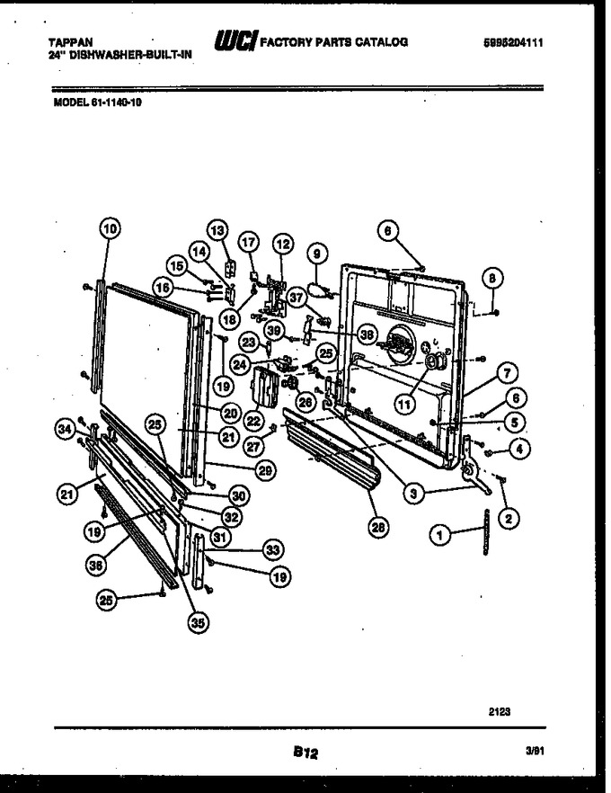 Diagram for 61-1140-10-00