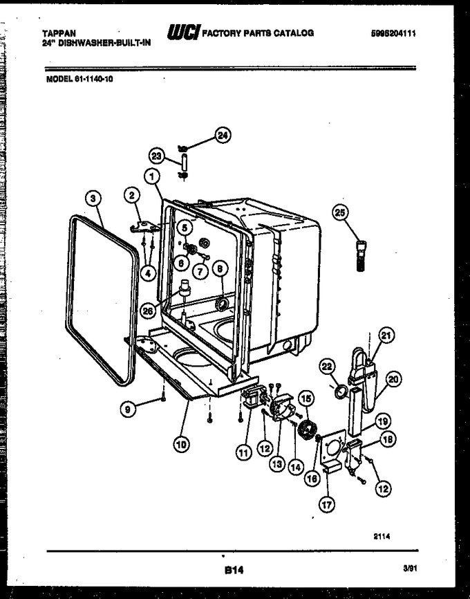 Diagram for 61-1140-10-00