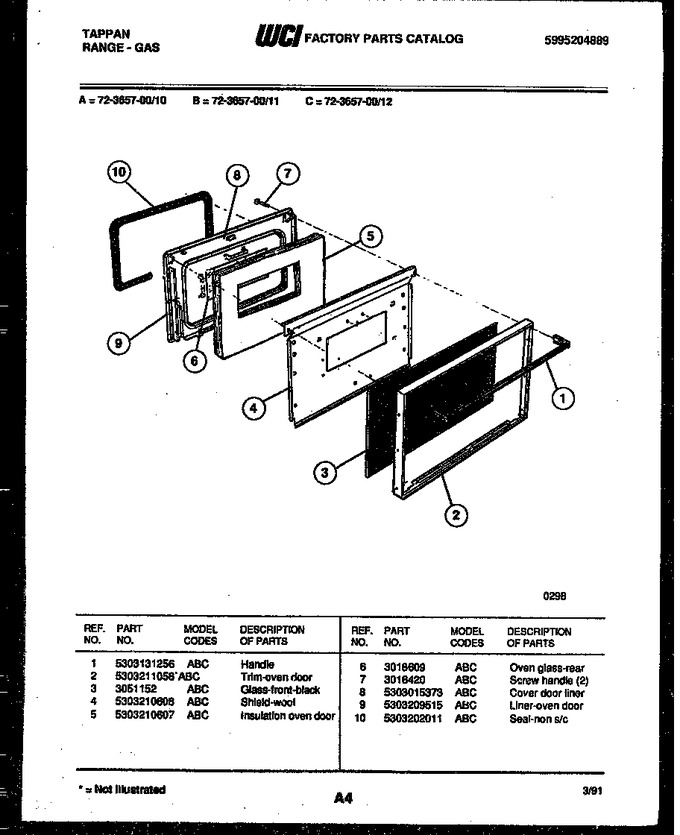 Diagram for 72-3657-00-11