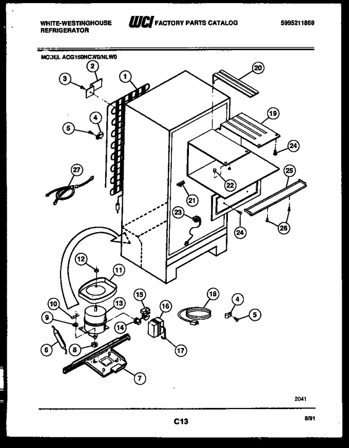 Diagram for ACG150NCW0