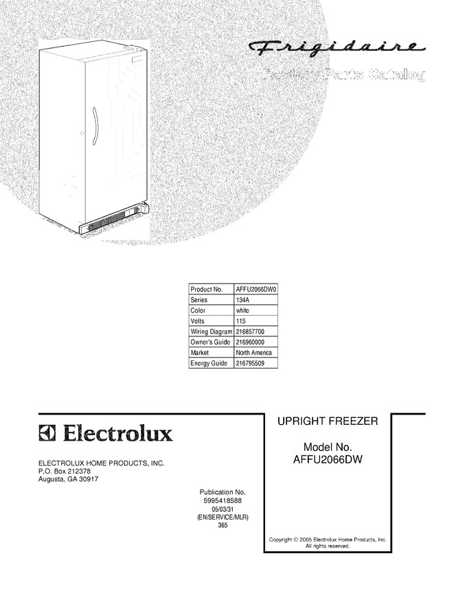 Diagram for AFFU2066DW0