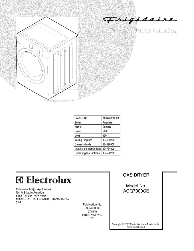 Diagram for AGQ7000CES1