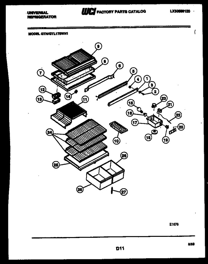 Diagram for AGTN175WH1-57