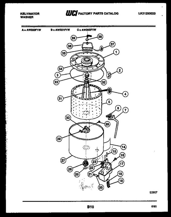 Diagram for AW300F1D
