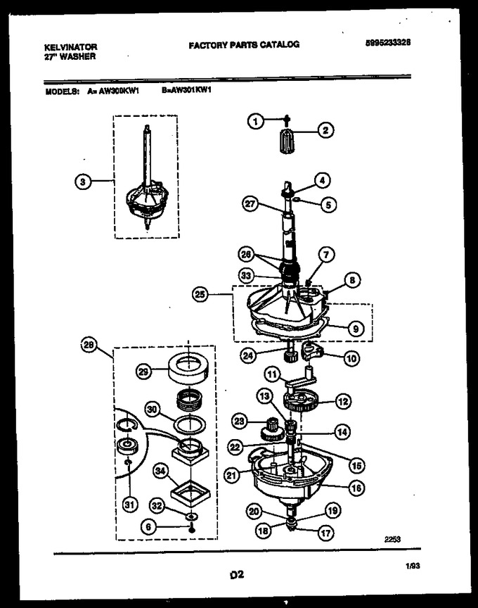 Diagram for AW301KD1