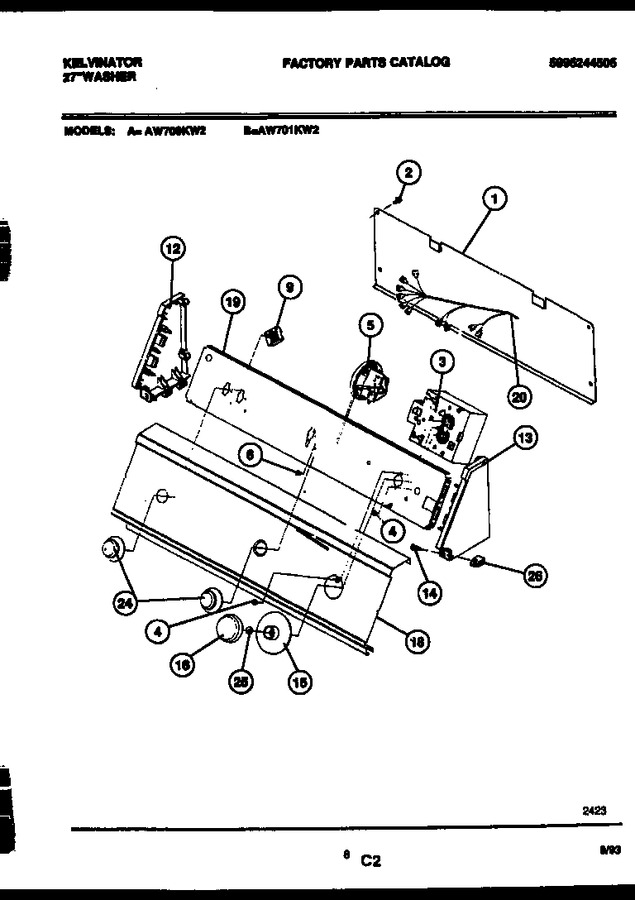 Diagram for AW700KW2