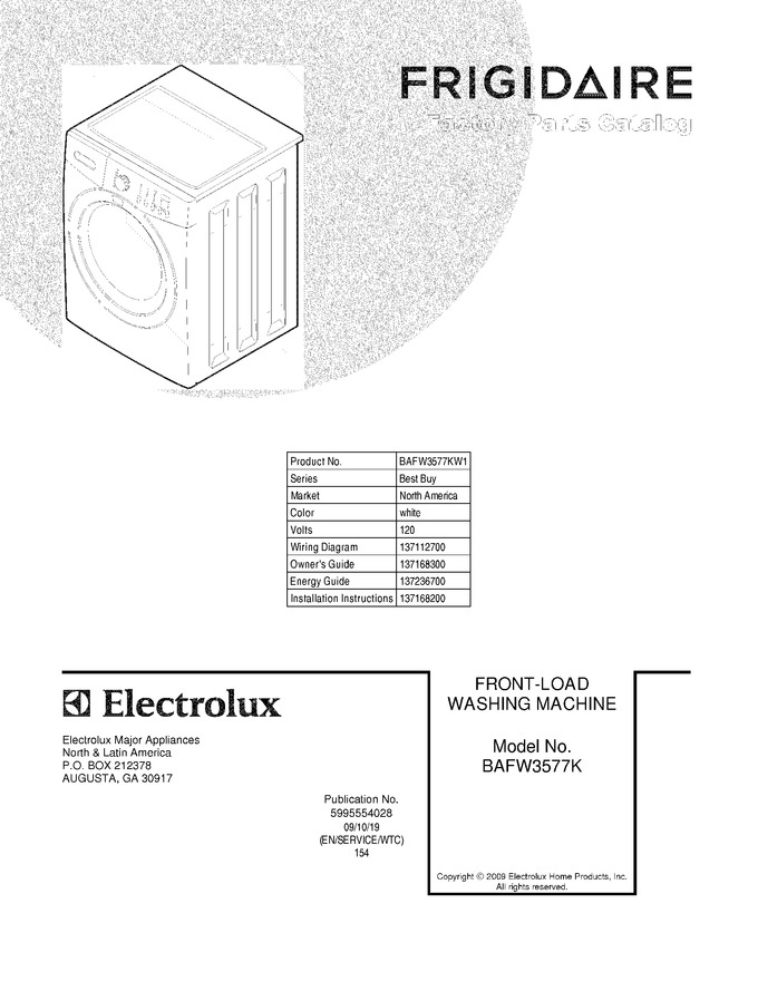 Diagram for BAFW3577KW1