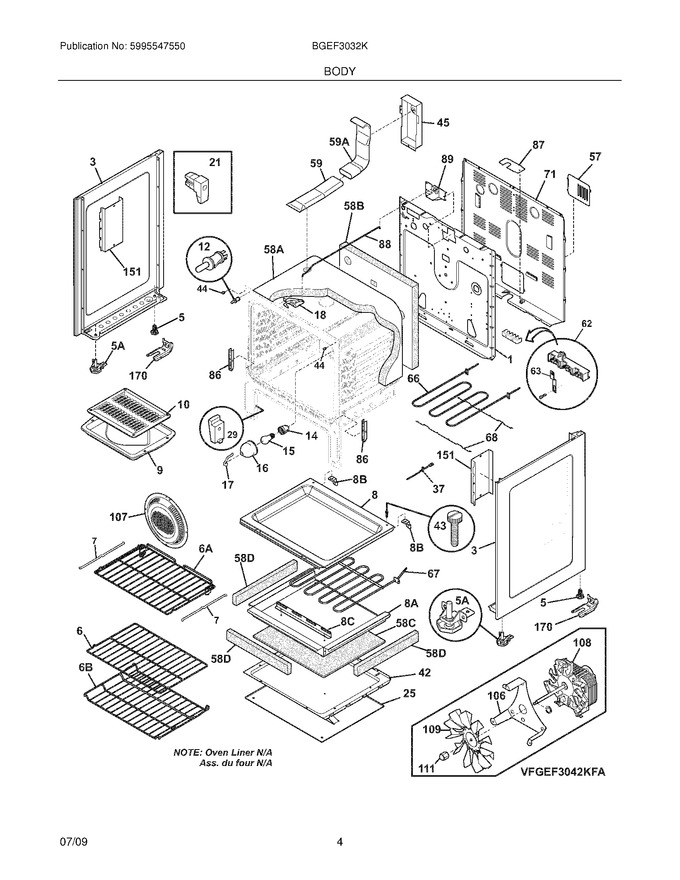Diagram for BGEF3032KBB