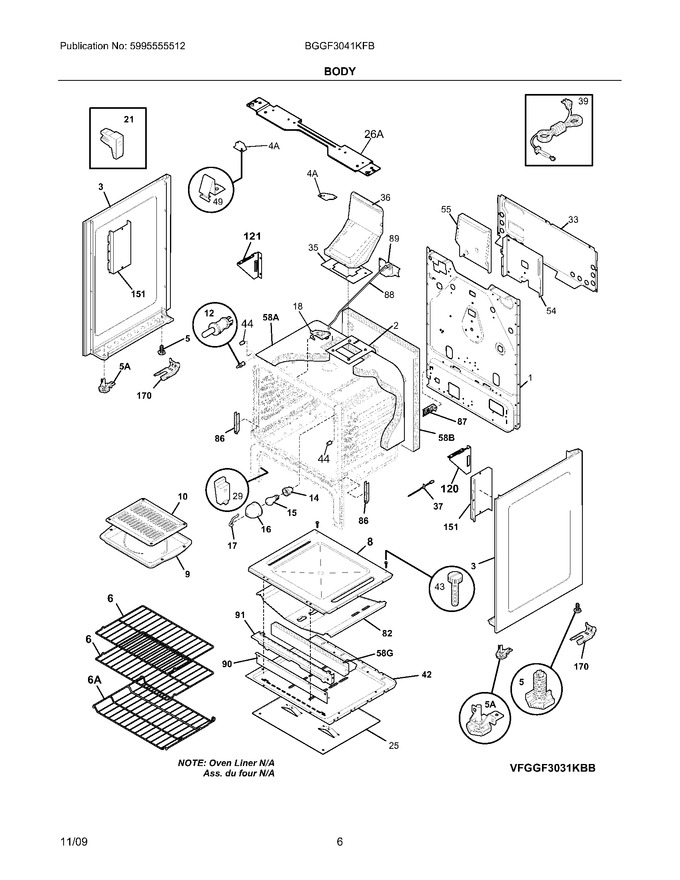 Diagram for BGGF3041KFB
