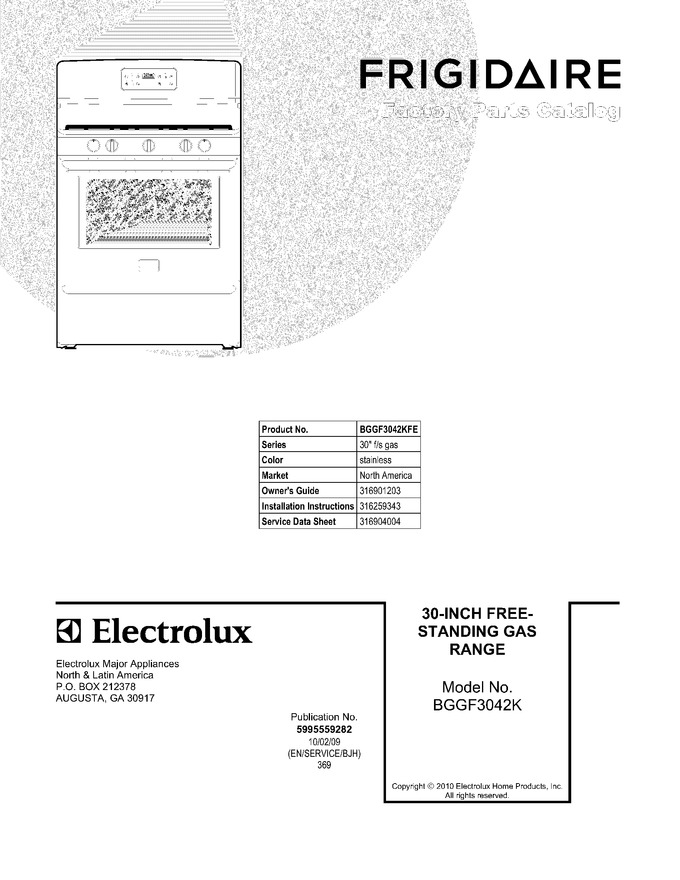 Diagram for BGGF3042KFE