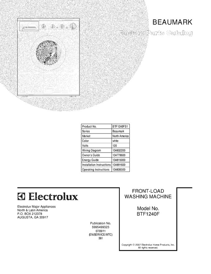 Diagram for BTF1240FS1