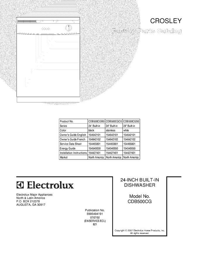 Diagram for CDB500CGS0