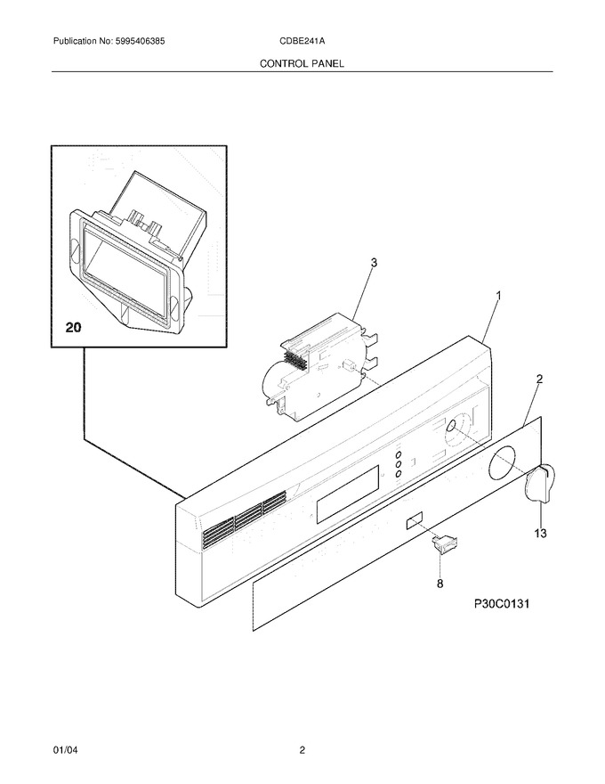 Diagram for CDBE241AW0