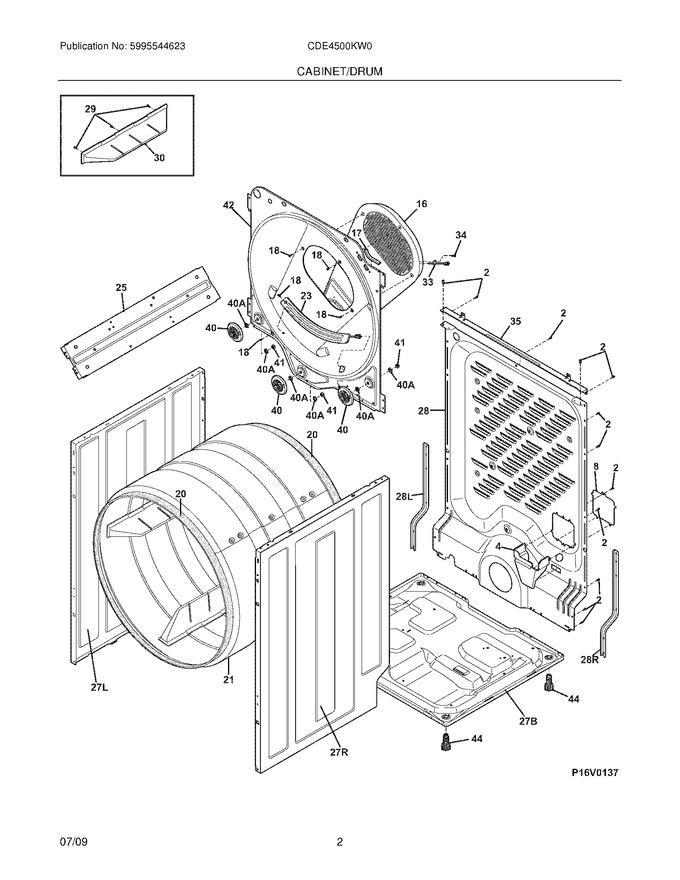 Diagram for CDE4500KW0