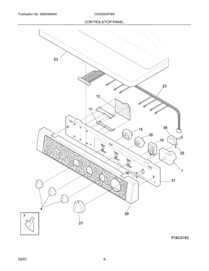 Diagram for CDG2000FW0