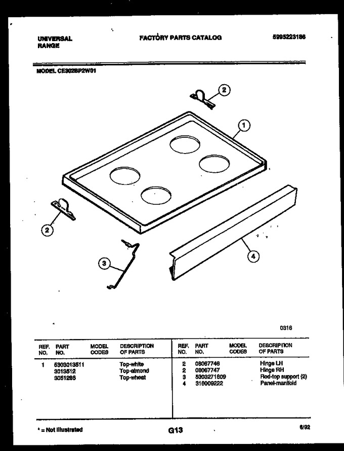 Diagram for CE302BP2WW01