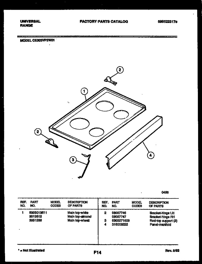 Diagram for CE303VP2WY01