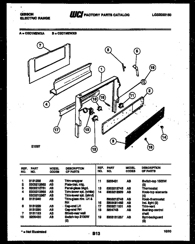 Diagram for CEC1M2WXA
