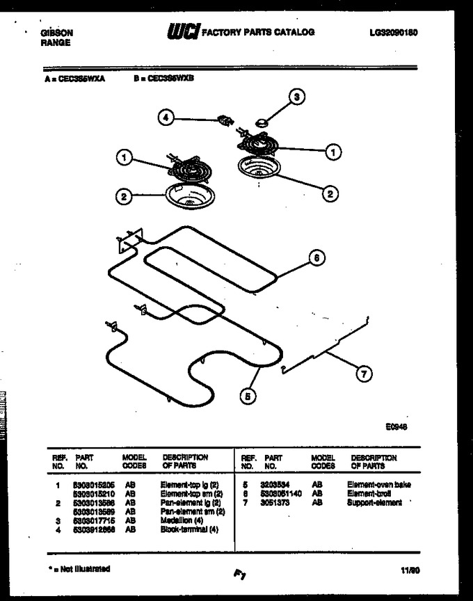 Diagram for CEC3S5WXA