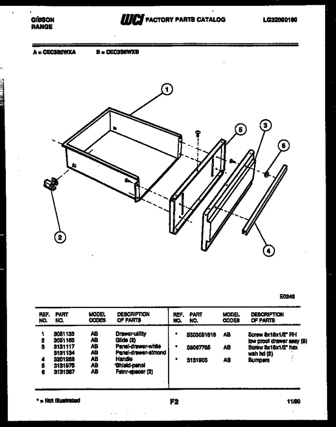 Diagram for CEC3S5WXA