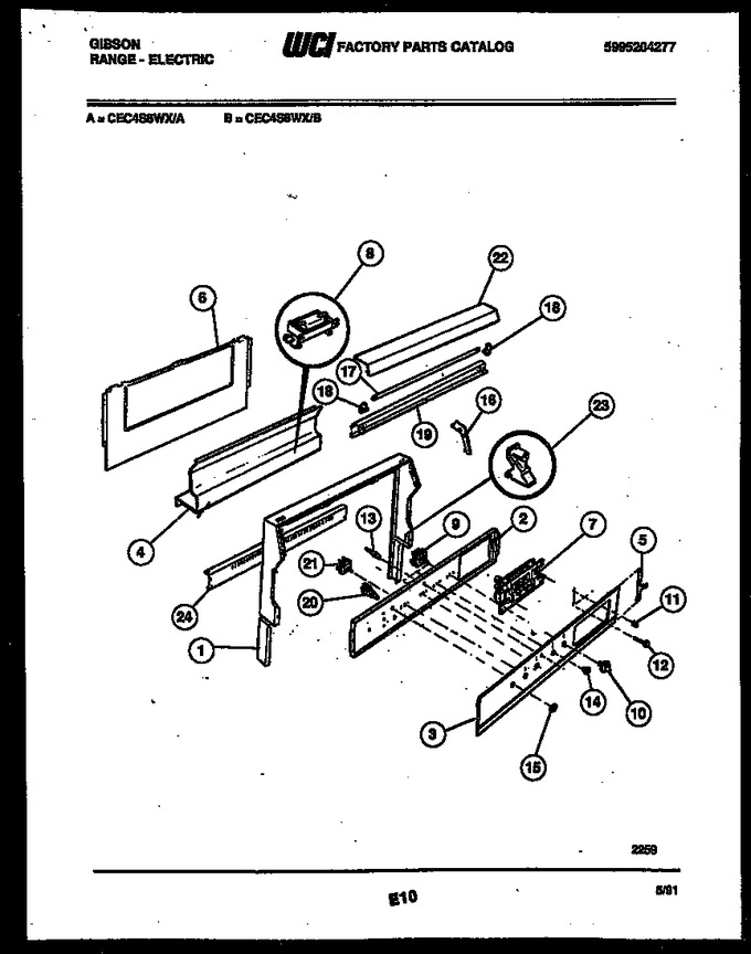 Diagram for CEC4S8WXA