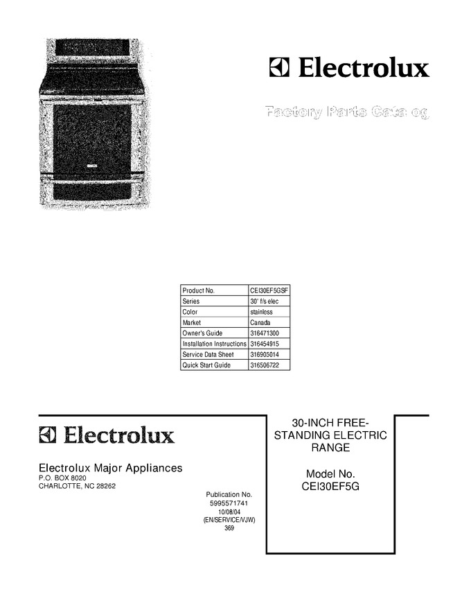 Diagram for CEI30EF5GSF