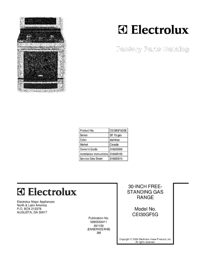Diagram for CEI30GF5GSE
