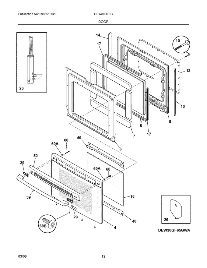 Diagram for CEW30DF6GBA