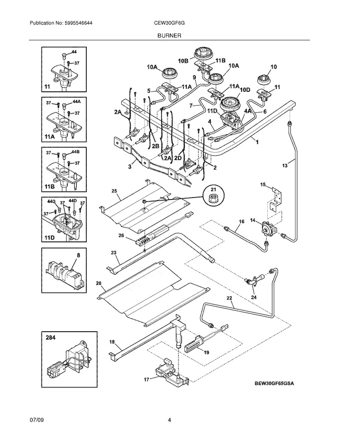 Diagram for CEW30GF6GBC