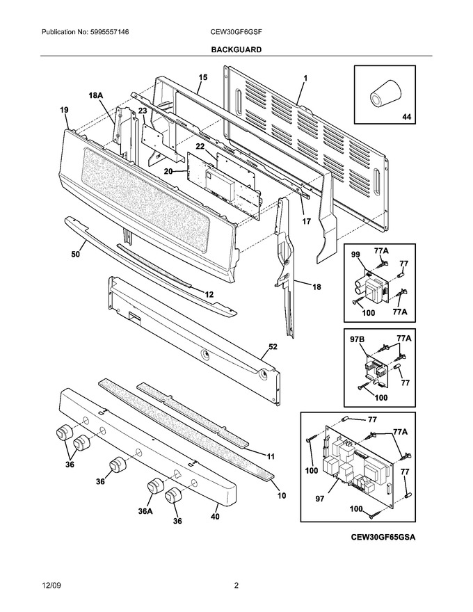 Diagram for CEW30GF6GSF