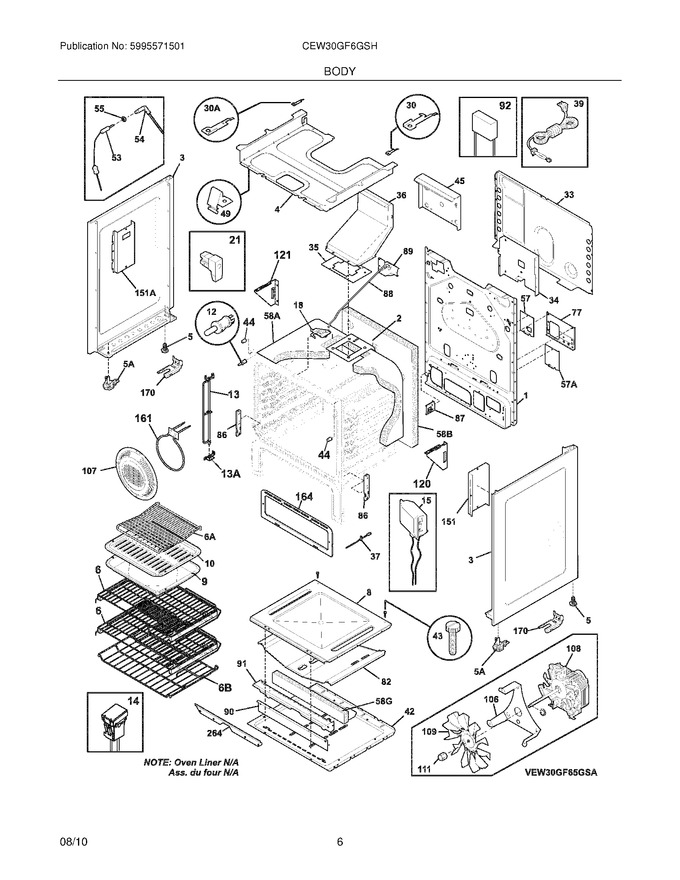 Diagram for CEW30GF6GSH