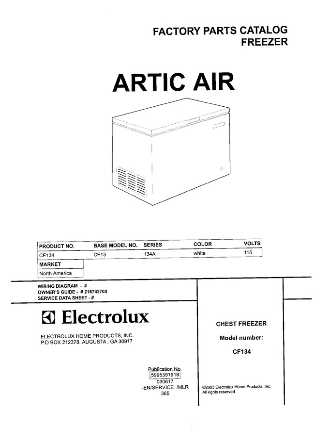 Diagram for CF134