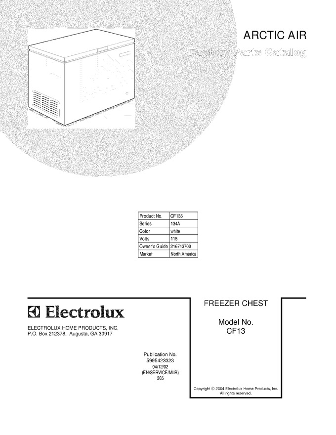 Diagram for CF135