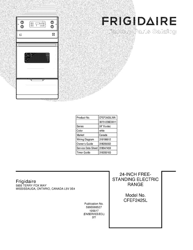 Diagram for CFEF2425LWA