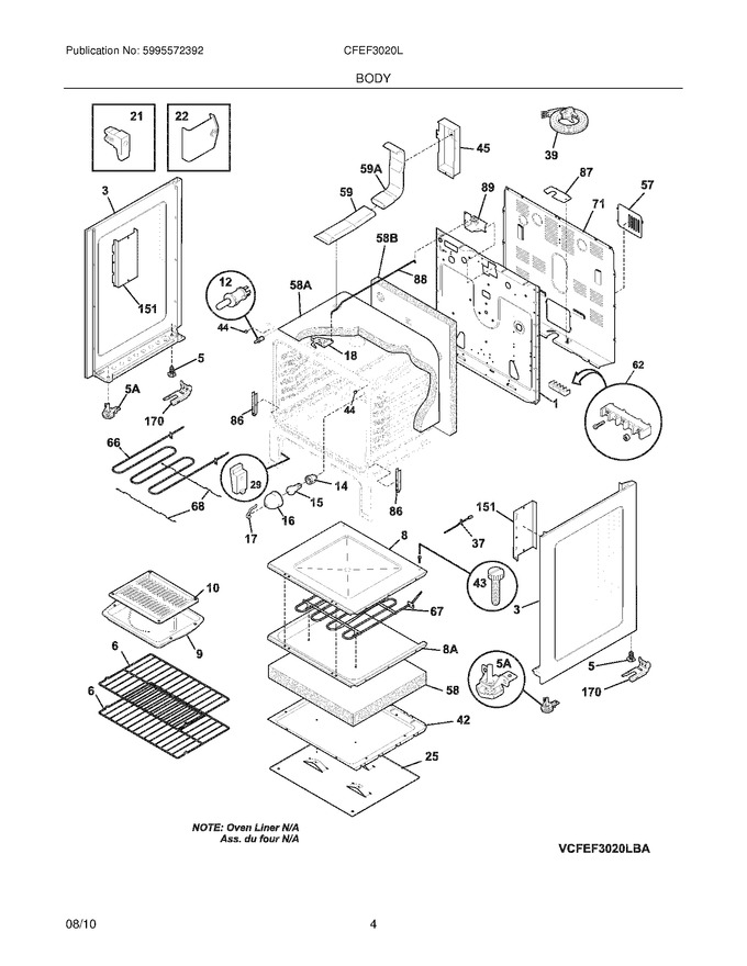 Diagram for CFEF3020LWC