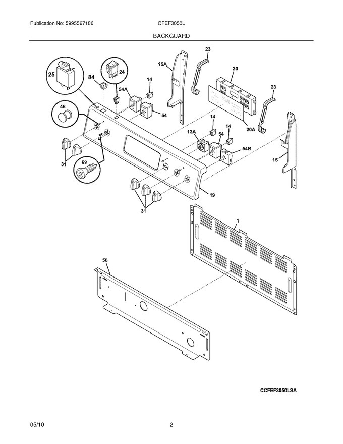 Diagram for CFEF3050LSC