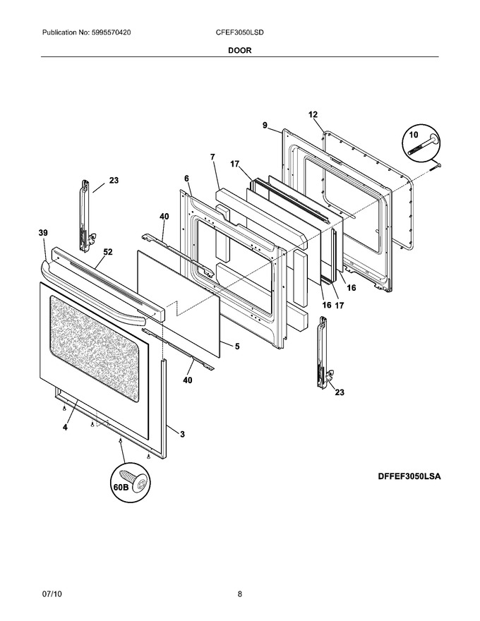 Diagram for CFEF3050LSD