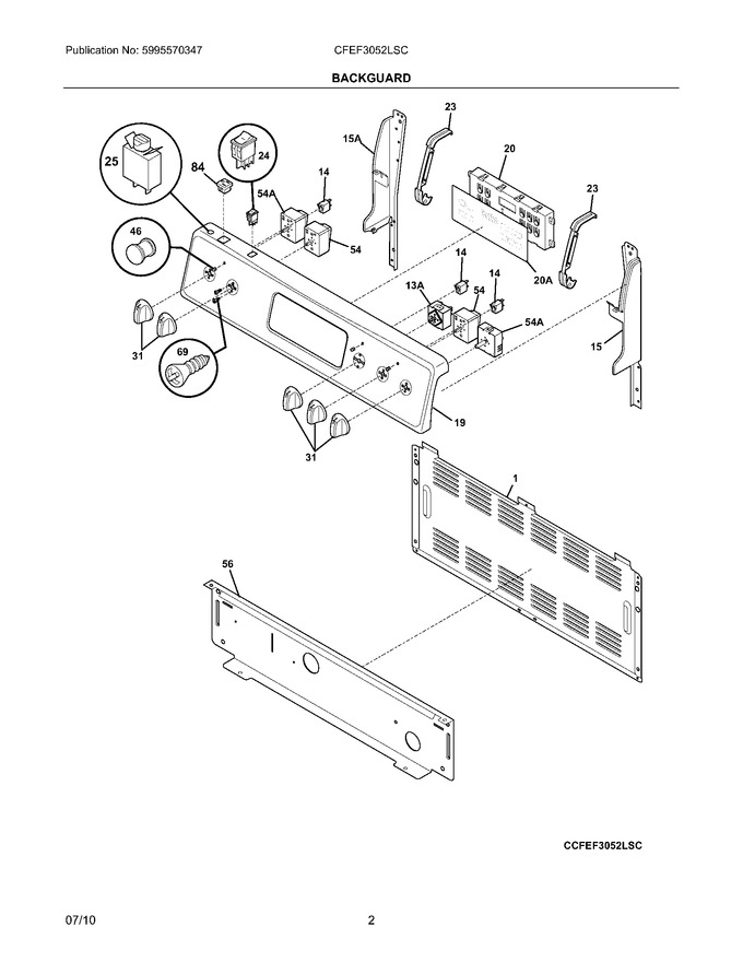 Diagram for CFEF3052LSC