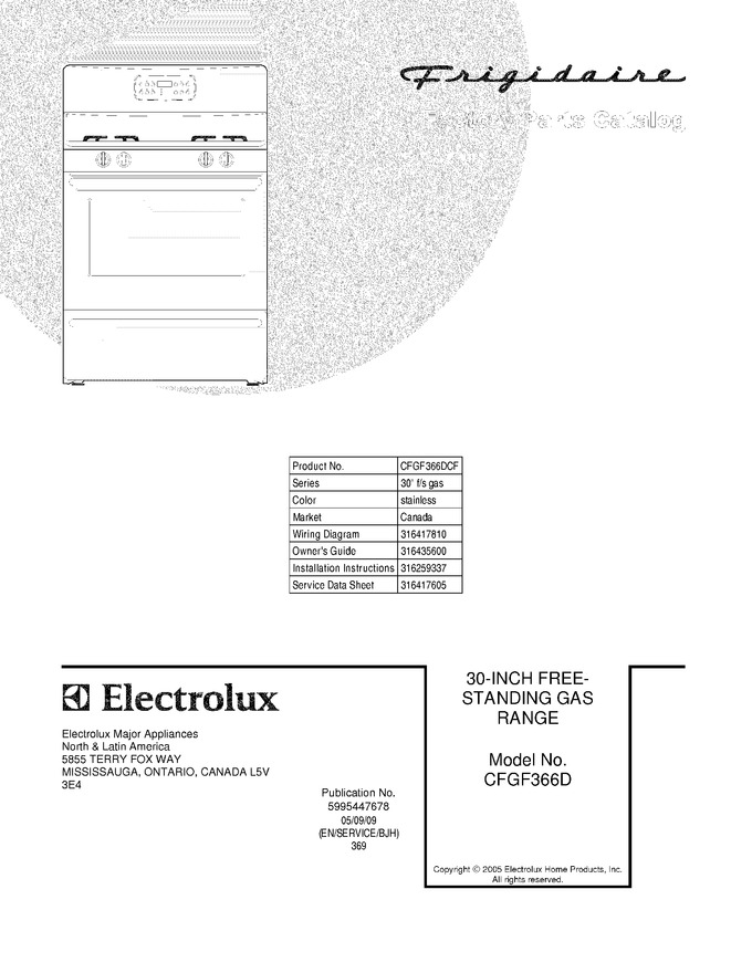 Diagram for CFGF366DCF
