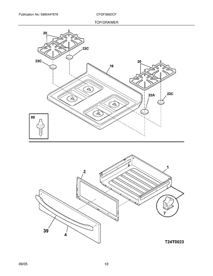Diagram for CFGF366DCF