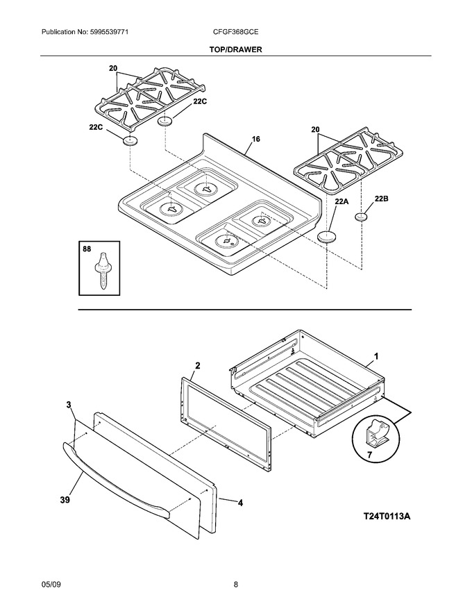 Diagram for CFGF368GCE