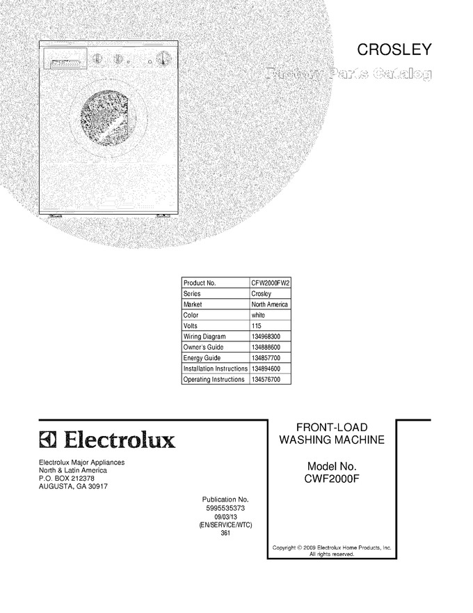 Diagram for CFW2000FW2