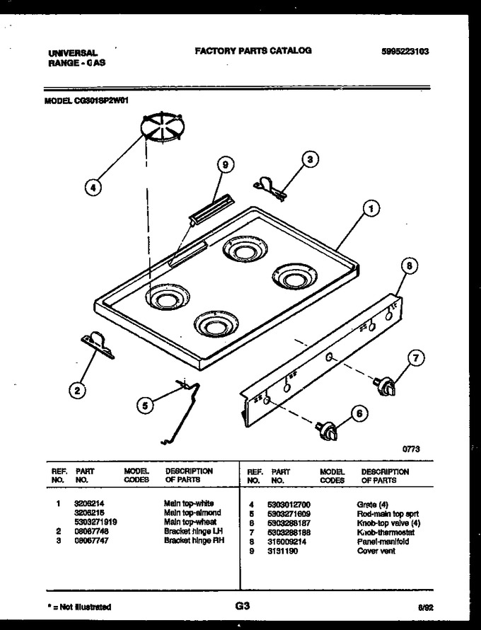 Diagram for CG301SP2Y1