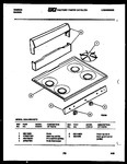 Diagram for 02 - Backguard And Cooktop Parts