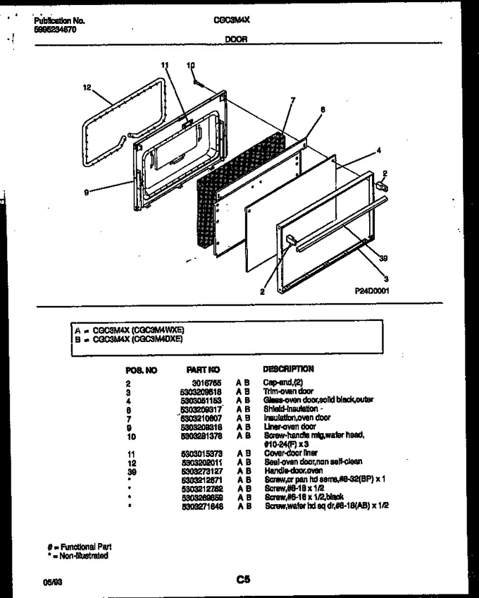 Diagram for CGC3M4DXE
